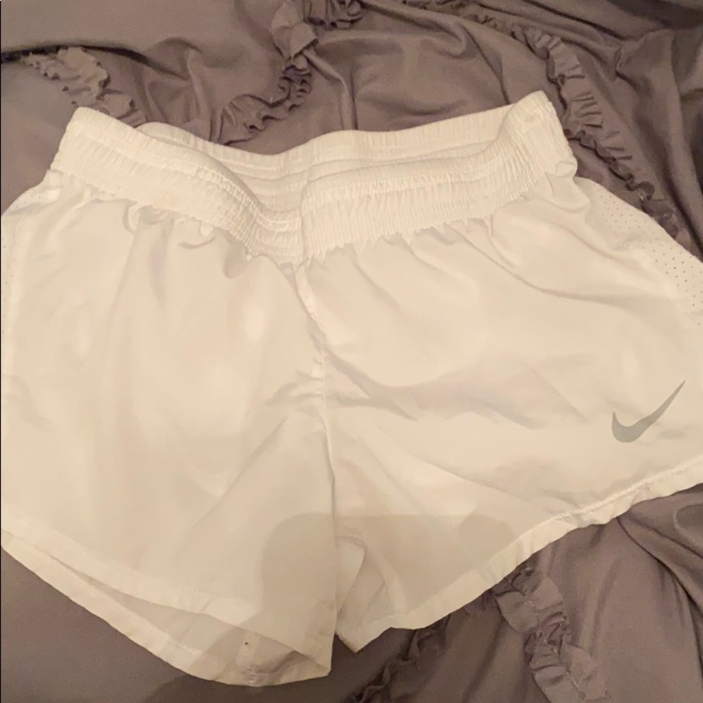 Nike white shorts